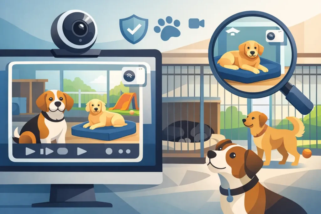 Dog Boarding With Webcam: What to Look For